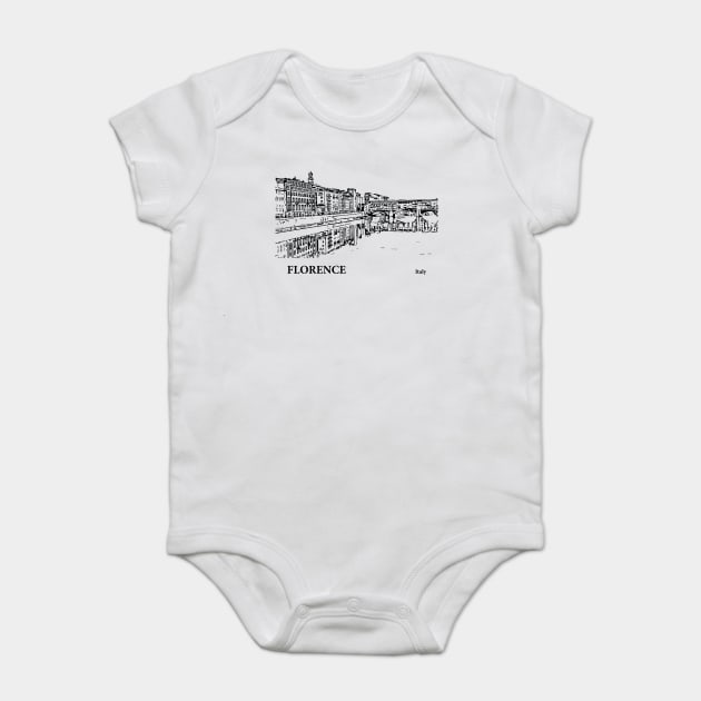 Florence Italy Baby Bodysuit by Lakeric
